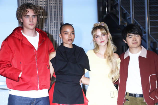 Cast of The Hunger Games: Sunrise on the Reaping visit The Empire State Building in New York Featuring: Joseph Zada, Whitney Peak, McKenna Grace, Ben Wang Where: New York City, New York, United States When: 09 Oct 2026 Credit: Roger Wong INSTARimages EDITORIAL USE ONLY. NOT FOR USE BY NEWSPAPERS BASED IN THE UK. Copyright: xx instar56081993