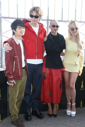 Cast of The Hunger Games: Sunrise on the Reaping visit The Empire State Building in New York Featuring: Ben Wang, Joseph Zada, Whitney Peak, McKenna Grace Where: New York City, New York, United States When: 09 Oct 2026 Credit: Roger Wong INSTARimages EDITORIAL USE ONLY. NOT FOR USE BY NEWSPAPERS BASED IN THE UK. Copyright: xx instar56081998