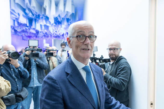IPA89497231 - Franco Gabrielli during the National Assembly of the new political party Più Uno, held at the Salone delle Colonne in Rome Copyright: xMatteoxNardonex xMatteoxNardonex IPA89497231