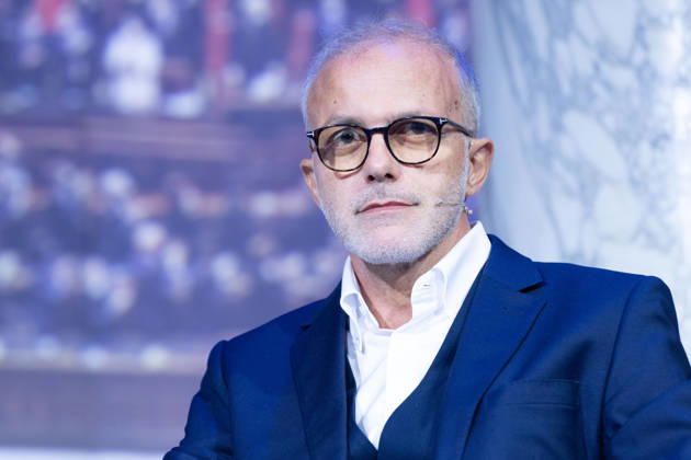 IPA89497251 - Ernesto Maria Ruffini during the National Assembly of the new political party Più Uno, held at the Salone delle Colonne in Rome Copyright: xMatteoxNardonex xMatteoxNardonex IPA89497251