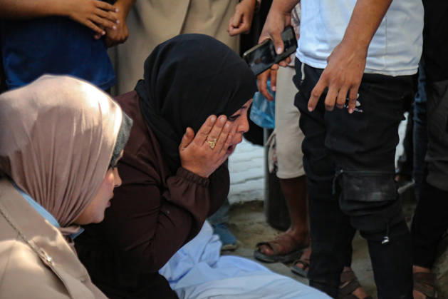 October 10, 2026, Palestine: Four martyrs were killed after being targeted by a missile from Israeli surveillance aircraft west of Gaza City. Palestine - ZUMAe144 20261010_zip_e144_011 Copyright: xMohammadxAbuxElsebahx