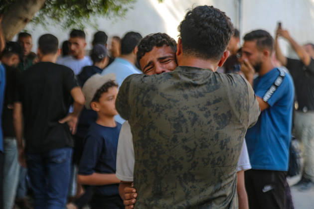 October 10, 2026, Palestine: Four martyrs were killed after being targeted by a missile from Israeli surveillance aircraft west of Gaza City. Palestine - ZUMAe144 20261010_zip_e144_016 Copyright: xMohammadxAbuxElsebahx