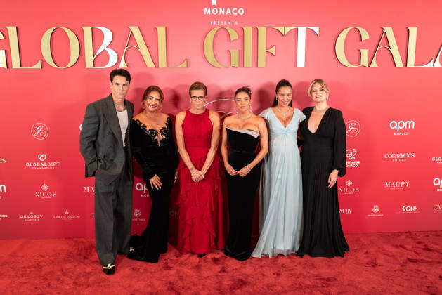 Photocall from the 2nd Global Gift Gala in Monaco: Baptiste Gibiconi, Maria Bravo, Princess Stephanie of Monaco, Eva Longoria, Alexandra Leclerc, and Camille Gottlieb attend the 2nd Monaco Global Gift Gala photocall at the Hotel de Paris on October 9, 2026, in Monaco, Monaco. Photo by Laurent Coust. Starface 460363 2026 10 09 Monaco Monaco  Copyright: xLaurentxCoustx xStarfacex STAR_460363_012