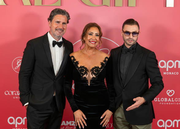 Photocall at the 2nd Global Gift Gala in Monaco: Guests, including Maria Bravo (center), attend the 2nd Monaco Global Gift Gala photocall at the Hotel de Paris on October 9, 2026, in Monaco, Monaco Photo by Laurent Coust Starface 460363 2026 10 09 Monaco Monaco  Copyright: xLaurentxCoustx xStarfacex STAR_460363_116