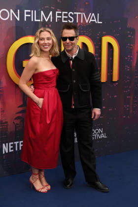 Ray Gunn gala screening, BFI Southbank, London, UK, 10 October 2026 Scarlett Johansson and Sam Rockwell at the gala screening of Ray Gunn, BFI Southbank, London, UK, 10 October 2026., Credit:Julie Edwards Avalon United Kingdom, London Copyright: xJuliexEdwardsx xAvalonx 1142044073