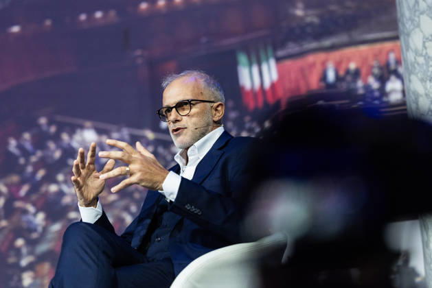 October 10, 2026, Rome, Italia, Italy: Ernesto Maria Ruffini during the National Assembly of Pio¹ Uno, Rome, 10 10 2026 Rome Italy - ZUMAa289 20261010_zia_a289_106 Copyright: xFrancescoxFotiax xAgfx