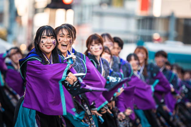 General view, October 10, 2026 - Dancers perform during the eve-of-festival events of the 27th Tokyo Yosakoi Festival in Ikebukuro, Tokyo, Japan, on October 10, 2026. Part of the Fukuro Matsuri celebrations, the event brings together yosakoi dance teams in colorful costumes for energetic performances combining traditional Japanese dance influences with contemporary music and choreography.  aflo_354760432