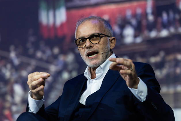 October 10, 2026, Rome, Italia, Italy: Ernesto Maria Ruffini during the National Assembly of Pio¹ Uno, Rome, 10 10 2026 Rome Italy - ZUMAa289 20261010_zia_a289_121 Copyright: xFrancescoxFotiax xAgfx