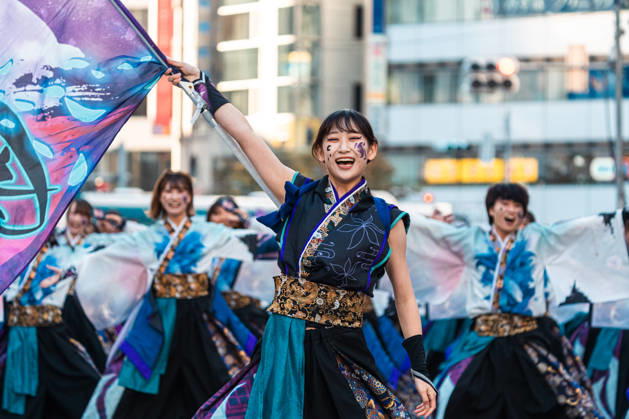 General view, October 10, 2026 - Dancers perform during the eve-of-festival events of the 27th Tokyo Yosakoi Festival in Ikebukuro, Tokyo, Japan, on October 10, 2026. Part of the Fukuro Matsuri celebrations, the event brings together yosakoi dance teams in colorful costumes for energetic performances combining traditional Japanese dance influences with contemporary music and choreography.  aflo_354760461