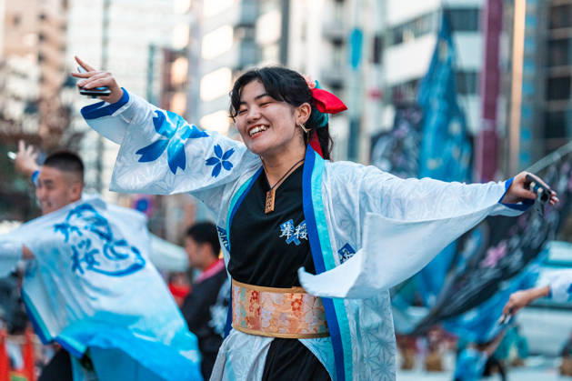 General view, October 10, 2026 - Dancers perform during the eve-of-festival events of the 27th Tokyo Yosakoi Festival in Ikebukuro, Tokyo, Japan, on October 10, 2026. Part of the Fukuro Matsuri celebrations, the event brings together yosakoi dance teams in colorful costumes for energetic performances combining traditional Japanese dance influences with contemporary music and choreography.  aflo_354761537