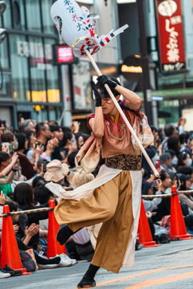 General view, October 10, 2026 - Dancers perform during the eve-of-festival events of the 27th Tokyo Yosakoi Festival in Ikebukuro, Tokyo, Japan, on October 10, 2026. Part of the Fukuro Matsuri celebrations, the event brings together yosakoi dance teams in colorful costumes for energetic performances combining traditional Japanese dance influences with contemporary music and choreography.  aflo_354761561