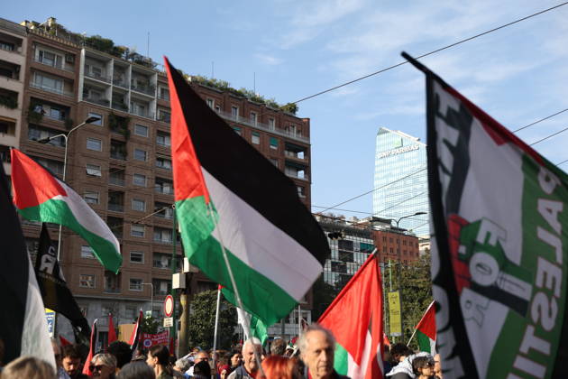 RECORD DATE NOT STATED IPA89503907 - Milan, October 10, 2026, National Day of Mobilization, The end of genocide is the end of Zionism, marking the third anniversary of the start of the conflict in Gaza  Copyright: xx xFrancescoxEnriquezx IPA89503907.jpeg