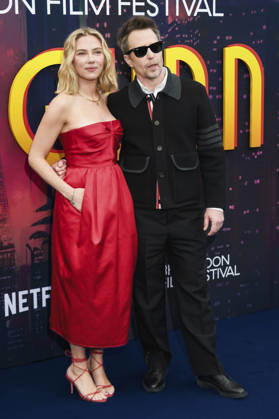 Scarlett Johansson und Sam Rockwell bei der Premiere des Netflix-Animationsfilms Ray Gunn auf dem 70. BFI London Film Festival 2026 in der Royal Festival Hall. London, 10.10.2026
