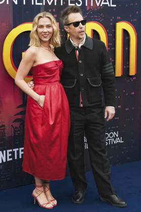 Scarlett Johansson und Sam Rockwell bei der Premiere des Netflix-Animationsfilms Ray Gunn auf dem 70. BFI London Film Festival 2026 in der Royal Festival Hall. London, 10.10.2026