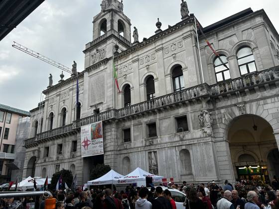 IPA89508284 - Pro-Palestine March in Padua, News from Padua, Italy, October 10, 2026  Copyright: xAlessioxMarini LiveMediax xAlessioxMarini LiveMediax IPA89508284