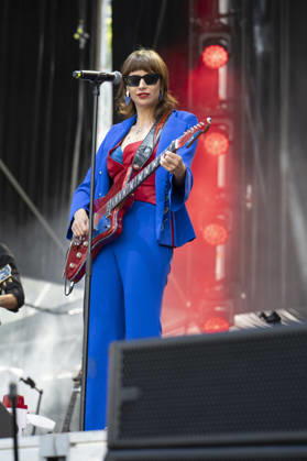 October 10, 2026, Madrid, Spain: Singer Nat Simons performs during the Hispanidad Festival 2026 concert at the Plaza de Espana. Madrid Spain - ZUMAs197 20261010_aaa_s197_046 Copyright: xAtilanoxGarciax