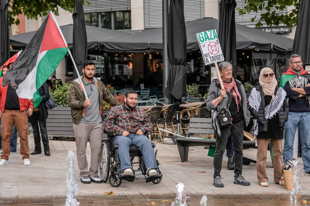 Pro-Palestine demonstration held in Luxembourg LUXEMBOURG, LUXEMBOURG - OCTOBER 10: Demonstrators gather for a pro-Palestine march organized by the Letz Act for Palestine initiative as part of a global day of action in solidarity with Palestinians in Luxembourg City, Luxembourg, on October 10, 2026. Organized in response to a call by the Global Alliance for Palestine, the march begins on Boulevard Franklin Roosevelt and proceeds towards Place de Paris, with participants calling for justice, freedom and self-determination for Palestinians. Muhammed Said Tako Anadolu Luxembourg Luxembourg. Editorial use only. Please get in touch for any other usage.  Copyright: x2026xAnadoluxMuhammedxSaidxTakox