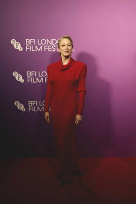 October 10, 2026, London, England, United Kingdom: CARRIE COON attending the red carpet at the premier of the liberation at the BFI London Film Festival in london on October 9th London United Kingdom  - ZUMAg279 20261010_zip_g279_020 Copyright: xAlessandroxGalatolix