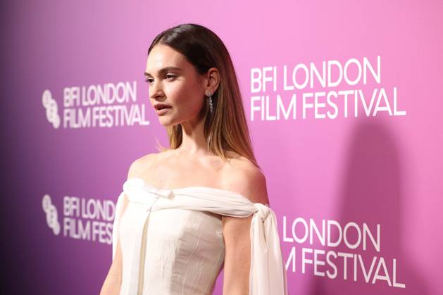The Liberation premiere in London LONDON, UNITED KINGDOM - OCTOBER 10 : Actress Lily James attends the red carpet ahead of the premiere of the film The Liberation during the 70th BFI London Film Festival in London, United Kingdom on October 10, 2026. Zeynep Demir Anadolu London United Kingdom. Editorial use only. Please get in touch for any other usage.  Copyright: x2026xAnadoluxZeynepxDemirx