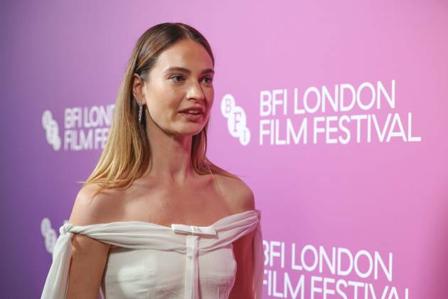 The Liberation premiere in London LONDON, UNITED KINGDOM - OCTOBER 10 : Actress Lily James attends the red carpet ahead of the premiere of the film The Liberation during the 70th BFI London Film Festival in London, United Kingdom on October 10, 2026. Zeynep Demir Anadolu London United Kingdom. Editorial use only. Please get in touch for any other usage.  Copyright: x2026xAnadoluxZeynepxDemirx