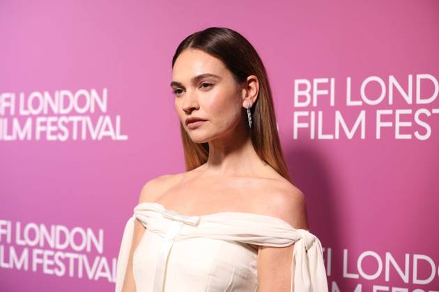 The Liberation premiere in London LONDON, UNITED KINGDOM - OCTOBER 10 : Actress Lily James attends the red carpet ahead of the premiere of the film The Liberation during the 70th BFI London Film Festival in London, United Kingdom on October 10, 2026. Zeynep Demir Anadolu London United Kingdom. Editorial use only. Please get in touch for any other usage.  Copyright: x2026xAnadoluxZeynepxDemirx