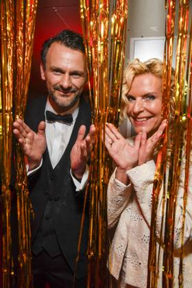 ABB HOPEGALA- Victoria Herrmann und David Boethig zu Gast auf dem roten Teppich bei der Hope Gala 2026 im Schauspielhaus Dresden am 10.10.2026 in Dresden Sachsen Deutschland