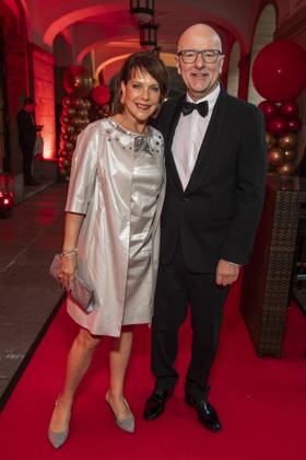 ABB HOPEGALA- Janina Hartwig und Alexander Putz zu Gast auf dem roten Teppich bei der Hope Gala 2026 im Schauspielhaus Dresden am 10.10.2026 in Dresden Sachsen Deutschland