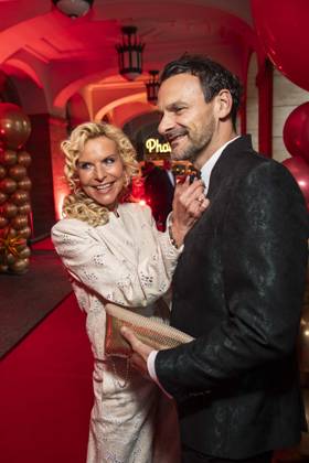 ABB HOPEGALA- Victoria Herrmann und David Boethig zu Gast auf dem roten Teppich bei der Hope Gala 2026 im Schauspielhaus Dresden am 10.10.2026 in Dresden Sachsen Deutschland