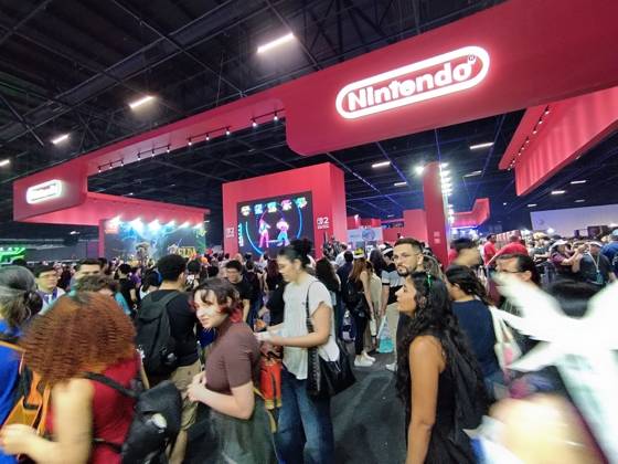 RECORD DATE NOT STATED Activity at Brasil Game Show. Sao Paulo (SP), 10 10 2026 - Fun Technology Games - Activity during the second day of Brasil Game Show, an event that brings together electronic game manufacturers such as Sega and Nintendo with the launch of games such as Call of Duty, Final Fantasy, Sonic, Star Fox, Batman among others and distributors of gamer products and accessories. The fair takes place in the Anhembi district in Sao Paulo from today (9) until next Monday, October 12.(Foto: Leandro Chemalle Thenews2 imago images) Activity at Brasil Game Show.  Copyright: xLeandroxChemallex