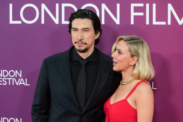 Paper Tiger Premiere at BFI London Film Festival LONDON, UNITED KINGDOM - OCTOBER 10: (L-R) Adam Driver and Scarlett Johansson attend the premiere of Paper Tiger during the 70th BFI London Film Festival at the Royal Festival Hall in London, United Kingdom on October 10, 2026. Wiktor Szymanowicz Anadolu London United Kingdom. Editorial use only. Please get in touch for any other usage.  Copyright: x2026xAnadoluxWiktorxSzymanowiczx