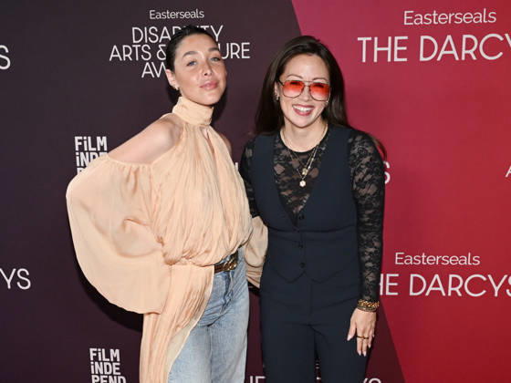 October 10, 2026, Santa Monica, California, USA: American actress, writer, and producer HANNA STEIN and American actress, director, and producer FIONA RENE, 38, attend the inaugural Easterseals Disability Arts & Culture Awards DARCYS Awards red carpet. Santa Monica USA - ZUMAb173 20261010_aap_b173_026 Copyright: xBillyxBennightx