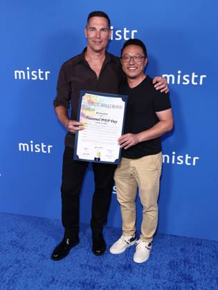 MISTR s 2nd Annual National PrEP Day Celebration Tristan Schukraft and Danny Hang at MISTR s 2nd Annual National PrEP Day Celebration held at The Abbey Food and Bar on October 10, 2026 in West Hollywood, Los Angeles, California, United States. West Hollywood California United States Copyright: xXavierxCollin ImagexPressxAgencyx