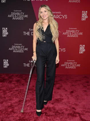 October 10, 2026, Santa Monica, California, USA: KEELY CAT-WELLS attends the inaugural Easterseals Disability Arts & Culture Awards DARCYS Awards red carpet. Santa Monica USA  - ZUMAb173 20261010_aap_b173_082 Copyright: xBillyxBennightx