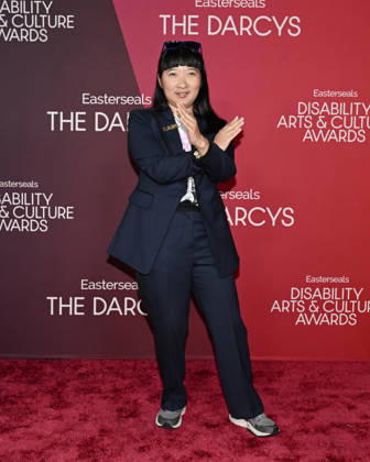 October 10, 2026, Santa Monica, California, USA: ANNA SARGENT attends the inaugural Easterseals Disability Arts & Culture Awards DARCYS Awards red carpet. Santa Monica USA  - ZUMAb173 20261010_aap_b173_102 Copyright: xBillyxBennightx