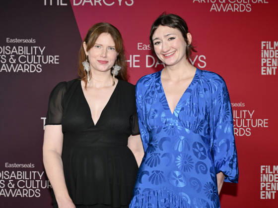 October 10, 2026, Santa Monica, California, USA: SARAH GARRAHAN and KATARINA POLJAK attend the inaugural Easterseals Disability Arts & Culture Awards DARCYS Awards red carpet. Santa Monica USA  - ZUMAb173 20261010_aap_b173_101 Copyright: xBillyxBennightx