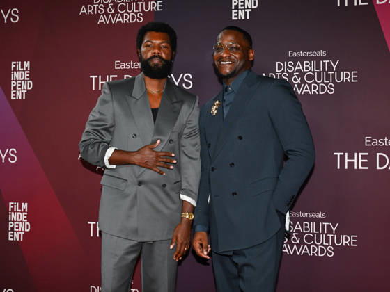 October 10, 2026, Santa Monica, California, USA: American actor and producer WILL CATLETT and American writer and director DAVID FORTUNE attend the inaugural Easterseals Disability Arts & Culture Awards DARCYS Awards red carpet. Santa Monica USA  - ZUMAb173 20261010_aap_b173_120 Copyright: xBillyxBennightx