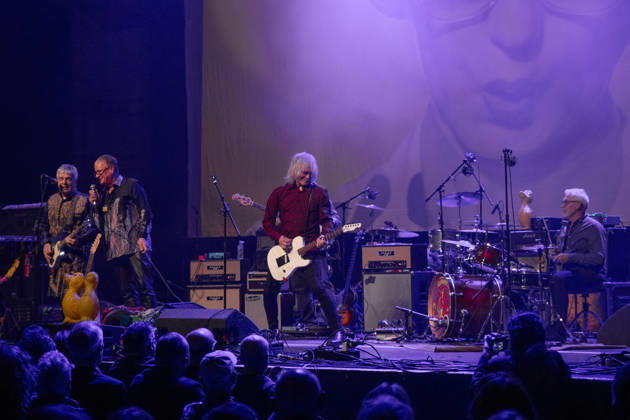 The Syd Barrett 80th Birthday Concert, The Corn Exchange, Cambridge, UK, 10 October 2026. 10 October 2026: Swedish band Men On The Border play The Syd Barrett 80th Birthday Concert at The Corn Exchange, Cambridge, UK., Credit:Stuart Hogben Avalon  Copyright: xStuartxHogbenx xAvalonx 1142190683