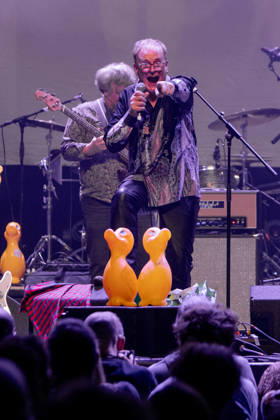 The Syd Barrett 80th Birthday Concert, The Corn Exchange, Cambridge, UK, 10 October 2026. 10 October 2026: Swedish band Men On The Border play The Syd Barrett 80th Birthday Concert at The Corn Exchange, Cambridge, UK., Credit:Stuart Hogben Avalon  Copyright: xStuartxHogbenx xAvalonx 1142190711