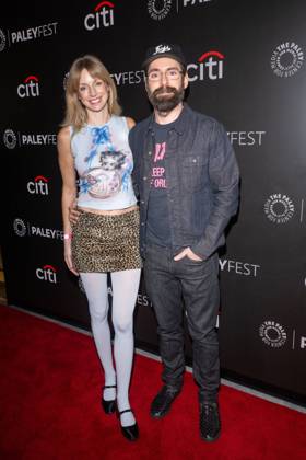 October 10, 2026, New York, New York, United States: (L-R) Alex Gehring and Martin Starr attend.screening of Tulsa King during PaleyFest NY 2026 at The Paley Museum on October 10, 2026 in New York City. New York United States  - ZUMAs197 20261010_aaa_s197_665 Copyright: xRonxAdarx