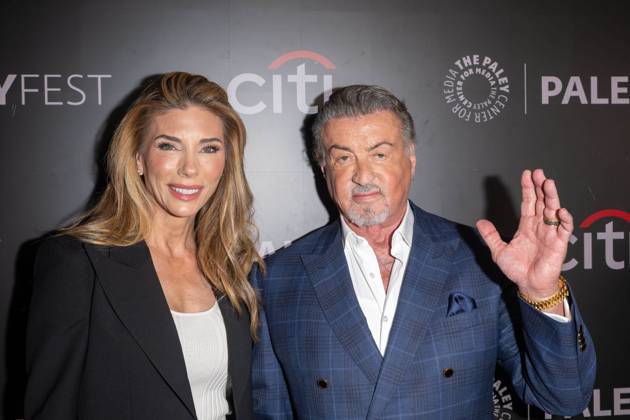 October 10, 2026, New York, New York, United States: (L-R) Jennifer Flavin and Sylvester Stallone attend.screening of Tulsa King during PaleyFest NY 2026 at The Paley Museum on October 10, 2026 in New York City. New York United States - ZUMAs197 20261010_aaa_s197_680 Copyright: xRonxAdarx