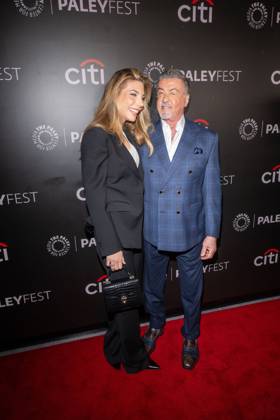 October 10, 2026, New York, New York, United States: (L-R) Jennifer Flavin and Sylvester Stallone attend.screening of Tulsa King during PaleyFest NY 2026 at The Paley Museum on October 10, 2026 in New York City. New York United States - ZUMAs197 20261010_aaa_s197_709 Copyright: xRonxAdarx