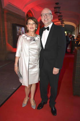 Janina Hartwig und Alexander Putz bei der 18. Hope Gala 2026 im Schauspielhaus. Dresden,10.10.2026
