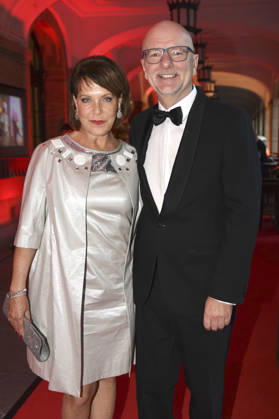 Janina Hartwig und Alexander Putz bei der 18. Hope Gala 2026 im Schauspielhaus. Dresden,10.10.2026