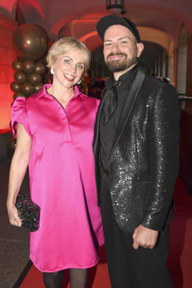 Gisa Zach und Christian Kühn bei der 18. Hope Gala 2026 im Schauspielhaus. Dresden,10.10.2026