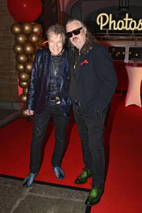 Dieter Quaster Hertrampf und Hans-Jürgen Jäcki Reznicek bei der 18. Hope Gala 2026 im Schauspielhaus. Dresden,10.10.2026