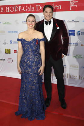 Ruth Moschner und Benjamin Bieneck bei der 18. Hope Gala 2026 im Schauspielhaus. Dresden,10.10.2026