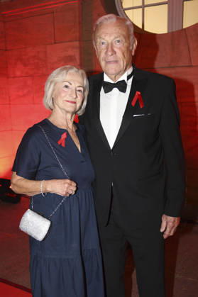 Eduard Geyer mit Ehefrau Angelika Geyer bei der 18. Hope Gala 2026 im Schauspielhaus. Dresden,10.10.2026