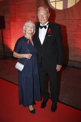 Eduard Geyer mit Ehefrau Angelika Geyer bei der 18. Hope Gala 2026 im Schauspielhaus. Dresden,10.10.2026