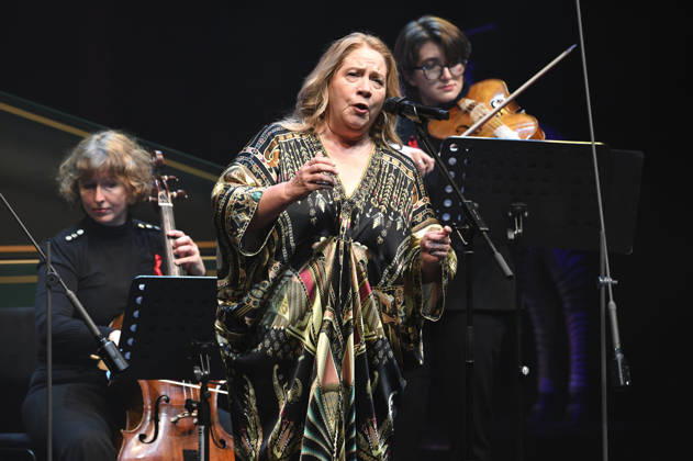 Kathy Kelly bei der 18. Hope Gala 2026 im Schauspielhaus. Dresden, 10.10.2026