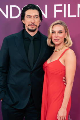 October 10, 2026, London, United Kingdom: Adam Driver and Scarlett Johansson attend the premiere of Paper Tiger during the 70th BFI London Film Festival at the Royal Festival Hall. London United Kingdom  - ZUMAs197 20261010_aaa_s197_795 Copyright: xLounisxTiarx